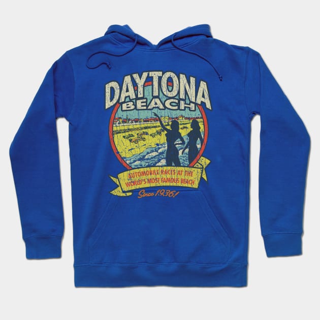 Daytona Beach Automobile Races 1936 Hoodie by JCD666